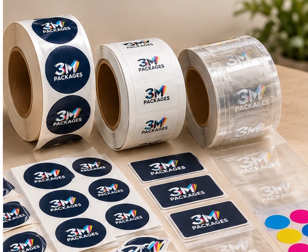 Labels, Stickers & Transfers printed by 3M Packages