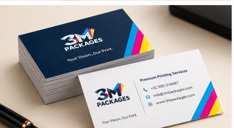 Business Cards & Letterheads printed by 3M Packages
